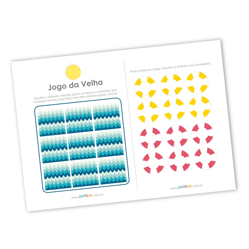 JOGO DA VELHA – Coração – Printkids