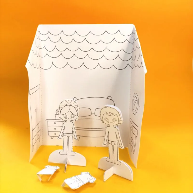Casinha de papel