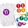 Adesivos mesversário - ARCO-ÍRIS - Image 2