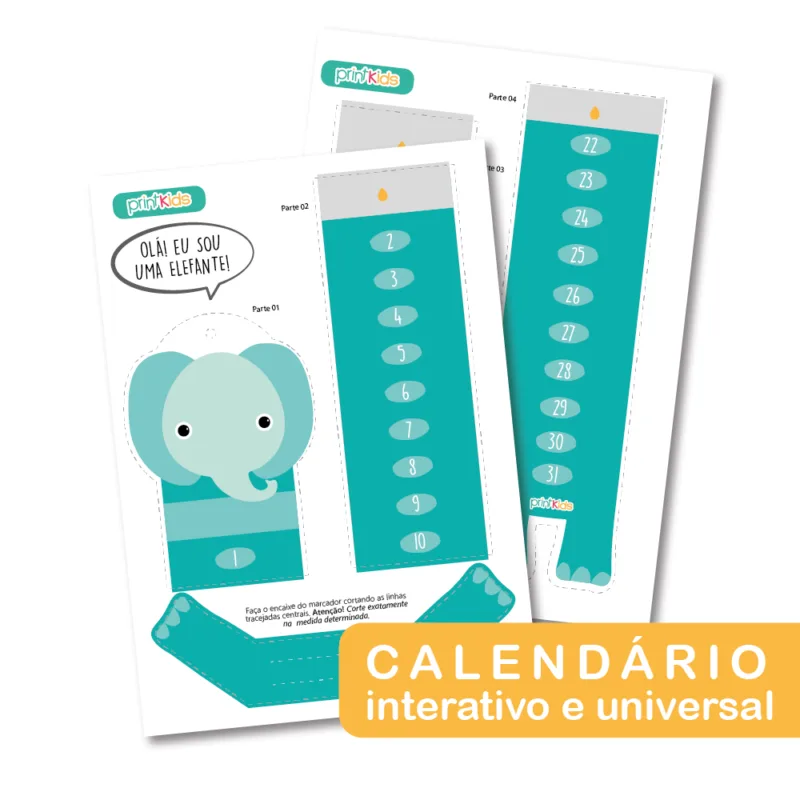 Calendário Elefante - Universal