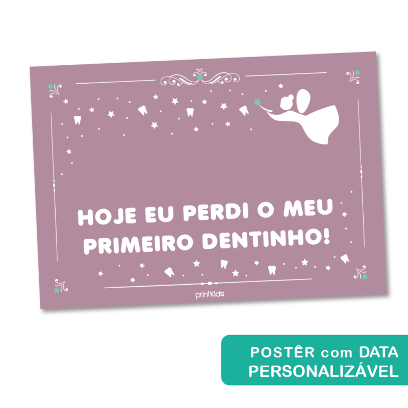 Carta personalizável da Fada do Dente - Primeiro dentinho - Image 3