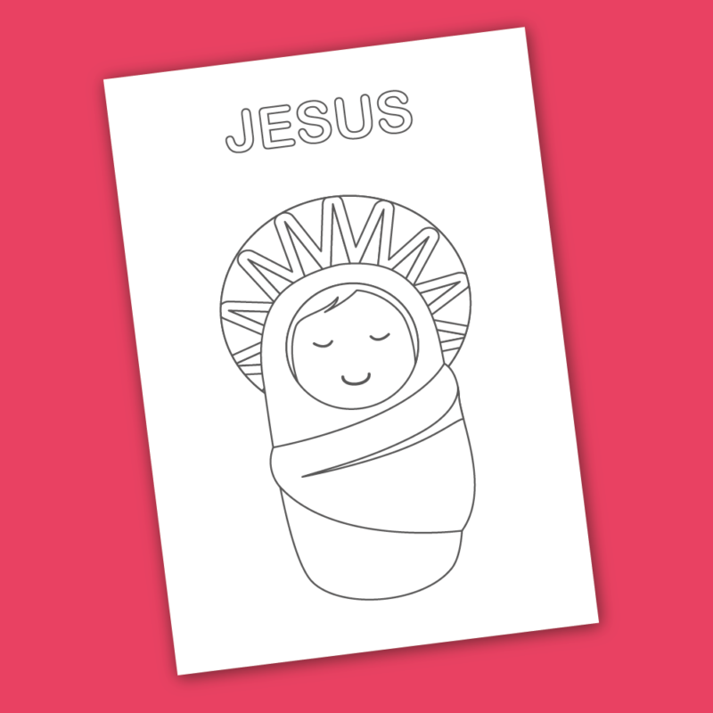 Jesus - colorir