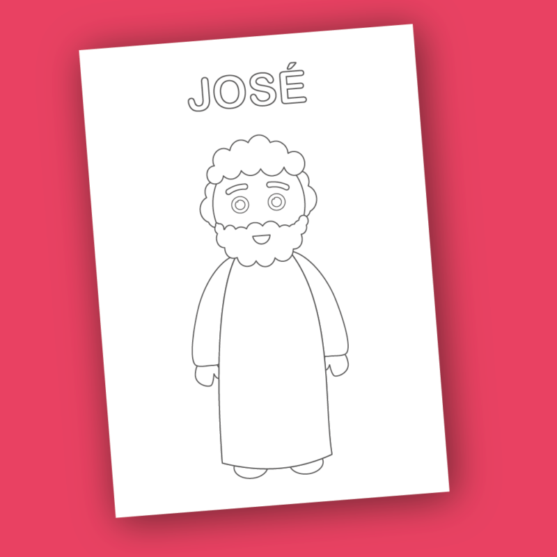 José - colorir - Exclusivo assinantes