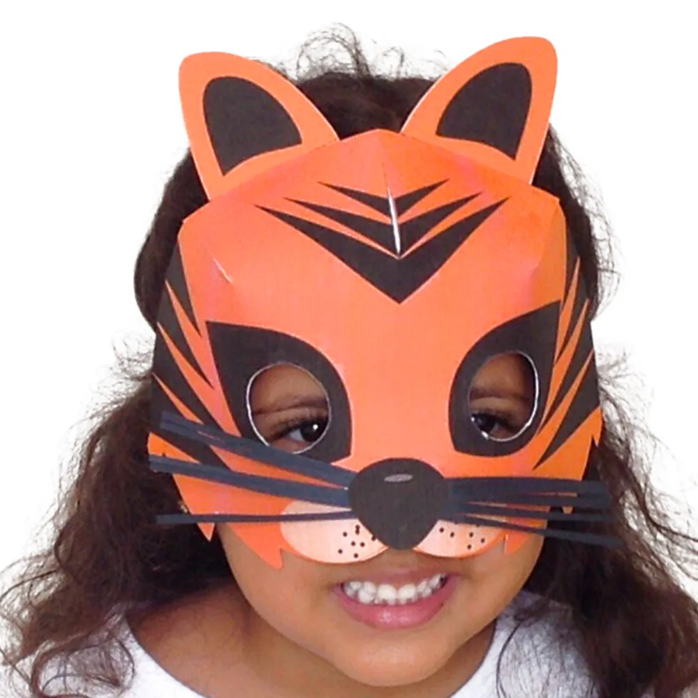 MÁSCARA DE TIGRE 3D - Imagem 2