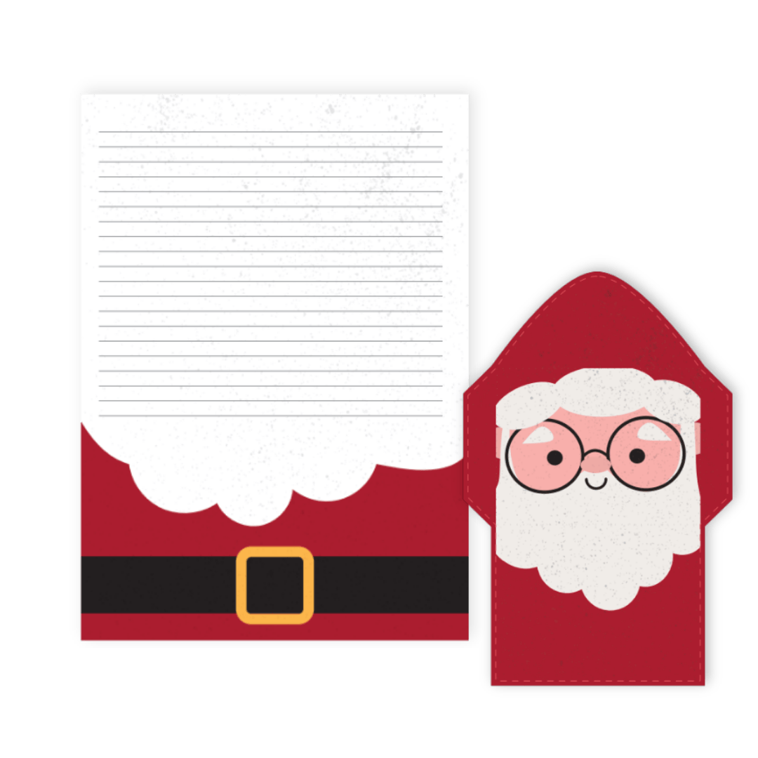 Papel de carta - Papai Noel