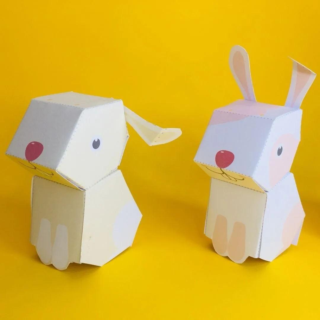 Papertoy Coelhos - Imagem 4