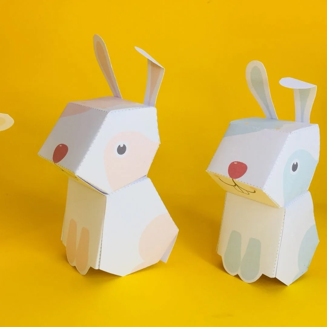 Papertoy Coelhos - Imagem 5