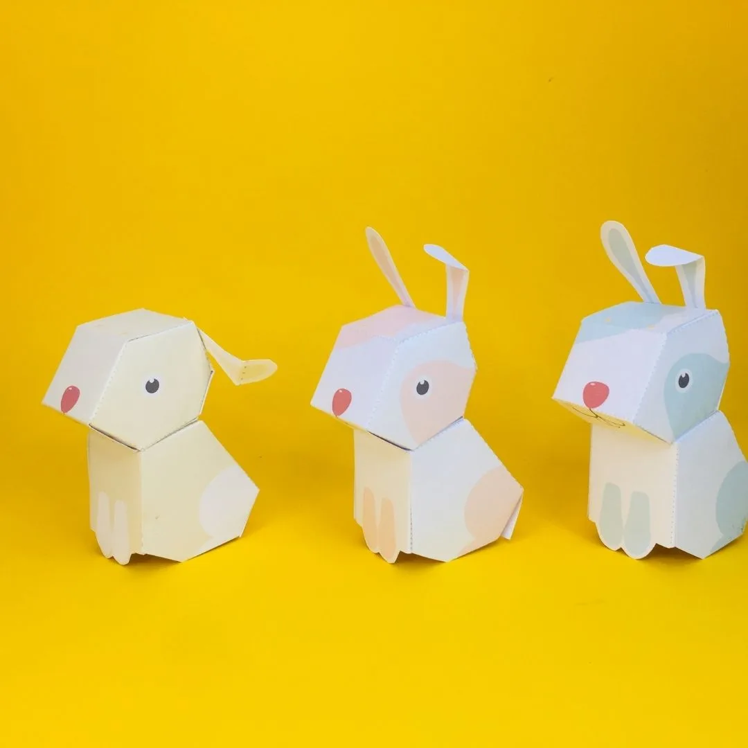 Papertoy Coelhos - Imagem 6