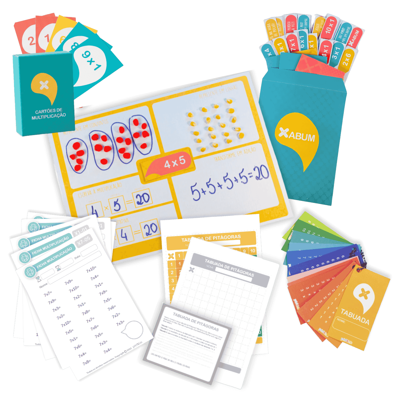 Prévia do Kit de Multiplicação PrintKids