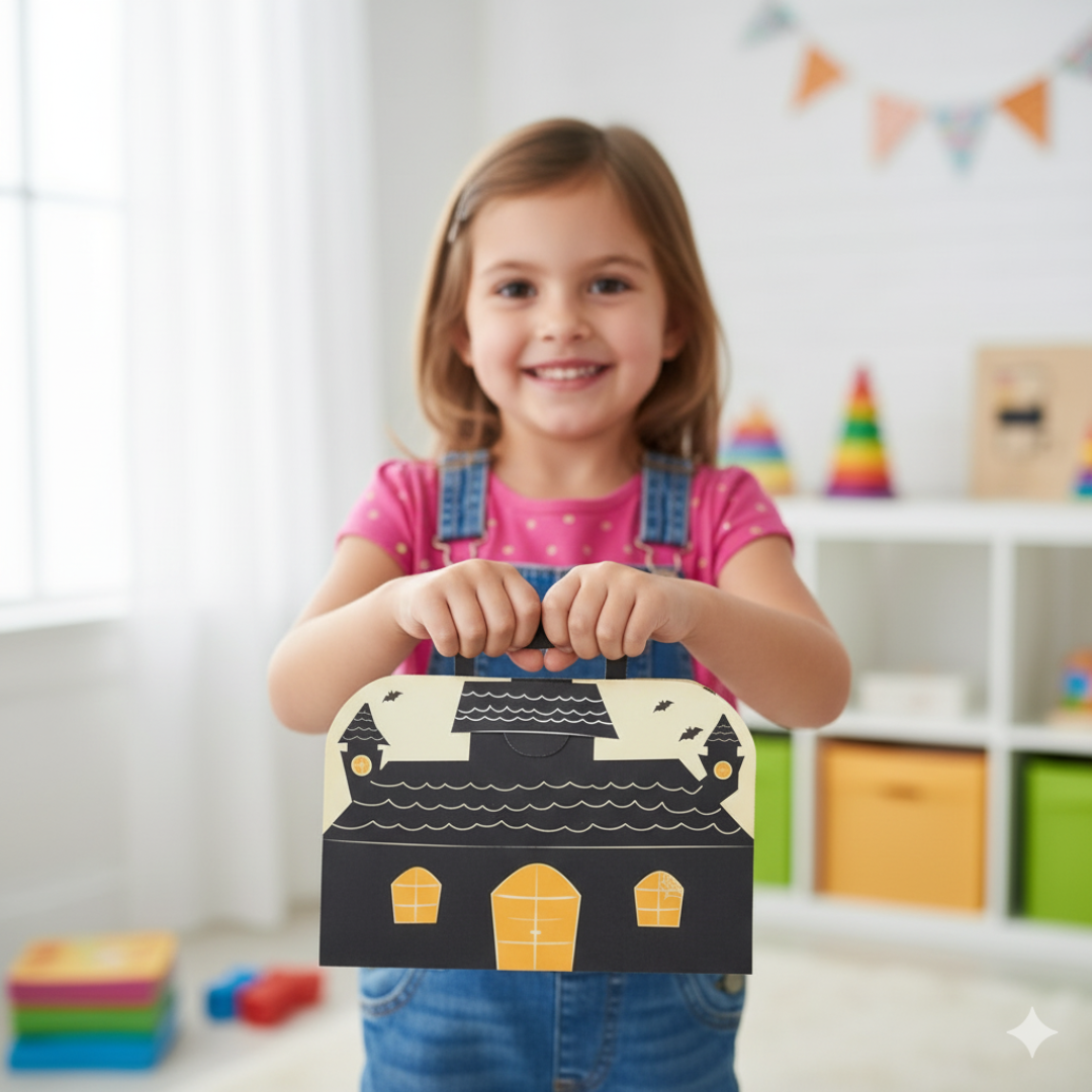 Maleta Mansão Boo fechada