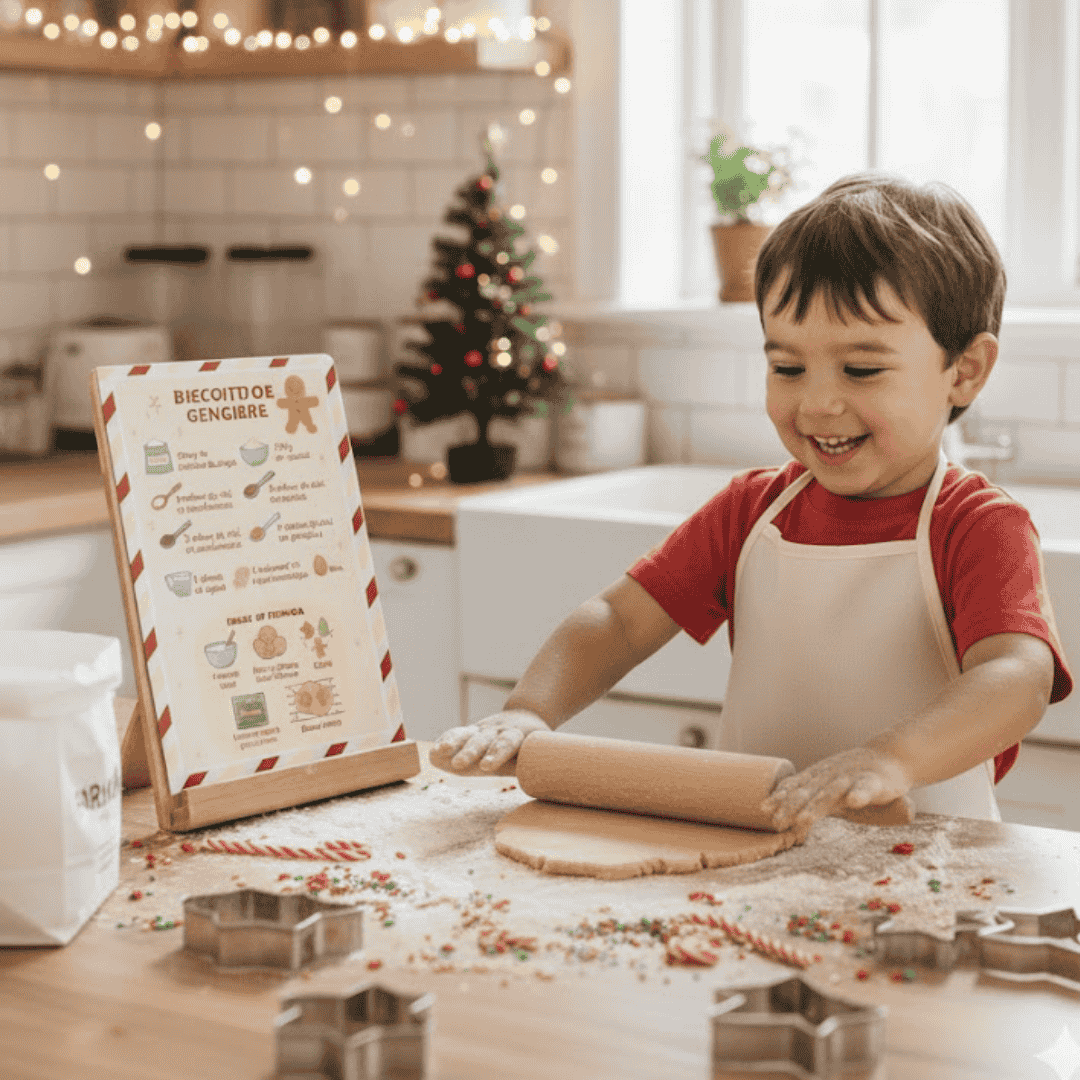 RECEITA ILUSTRADA - Biscoito de Gengibre